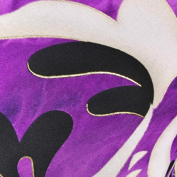 Cache Purple Abstract Print Stretch Sheath Dress Size XS - Picture 6 of 8